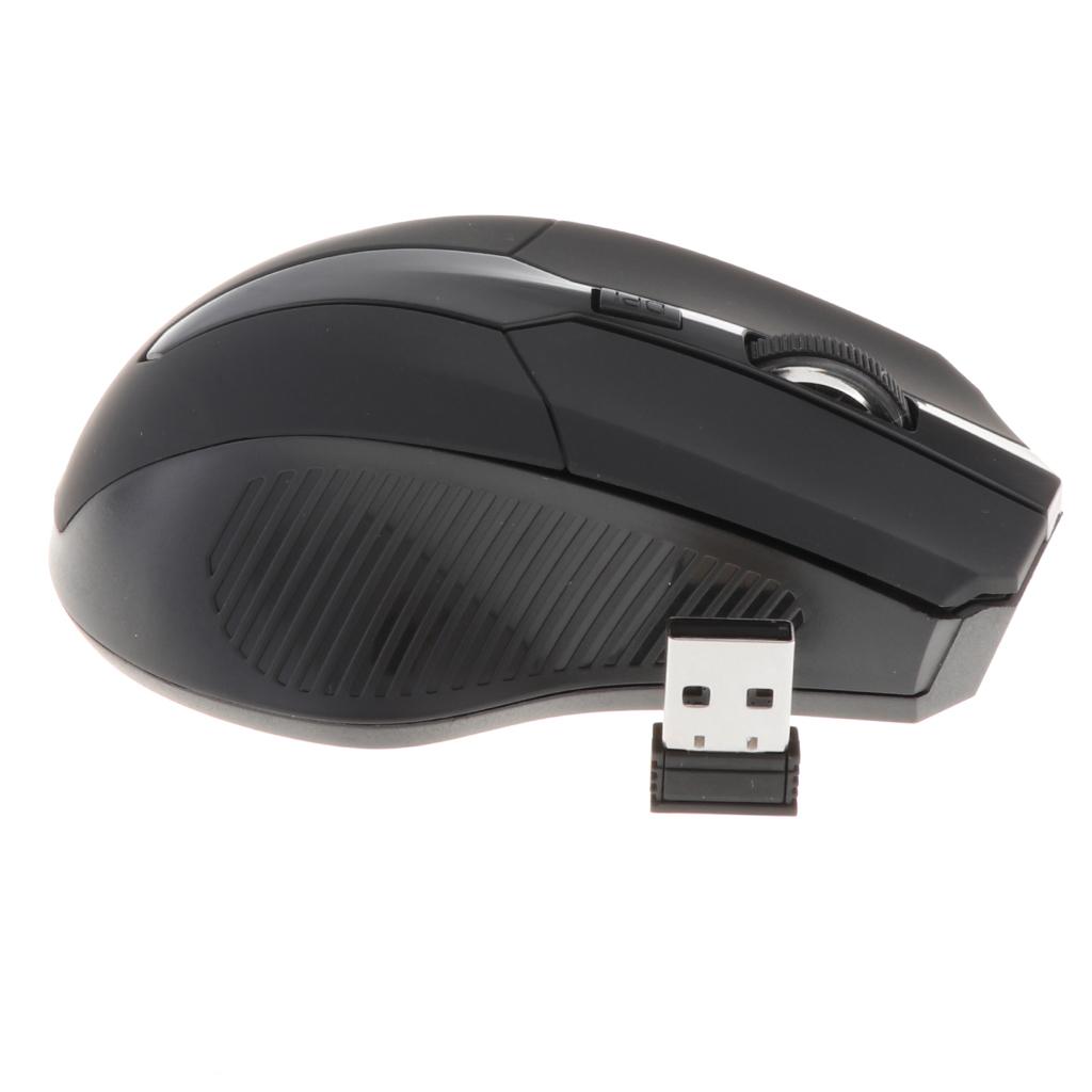 Laptop Wireless Mouse With USB Nano Receiver Fast Scroll Mobile Mouse