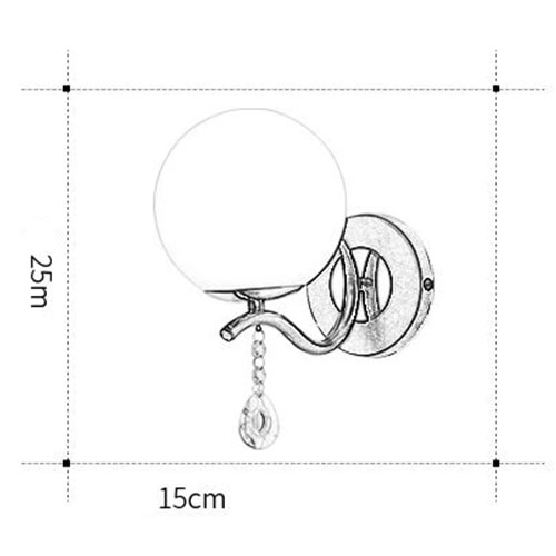 Đèn tường BOOP trang trí cao cấp hiện đại - kém bóng LED chuyên dụng