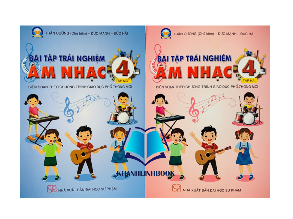 Sách - Combo Bài tập trải nghiệm âm nhạc 4 - tập 1 + 2 biên soạn theo chương trình giáo dục phổ thông mới
