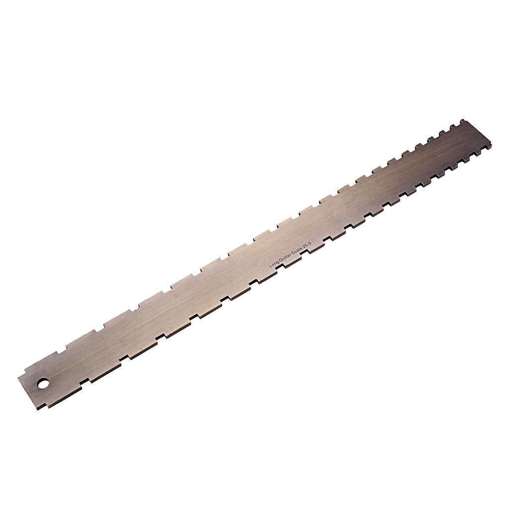 1x Guitar Neck Notched Straight Edge for Guitars Repiar