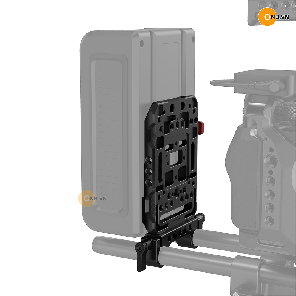 SmallRig V Mount Battery Plate with Dual 15mm Rod Clamp 3016