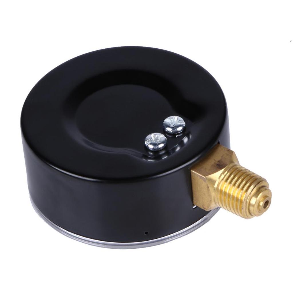 1/4" NPT Side Mount 2.3"Face 6 Bar Compressor Compressed Air Pressure Gauge