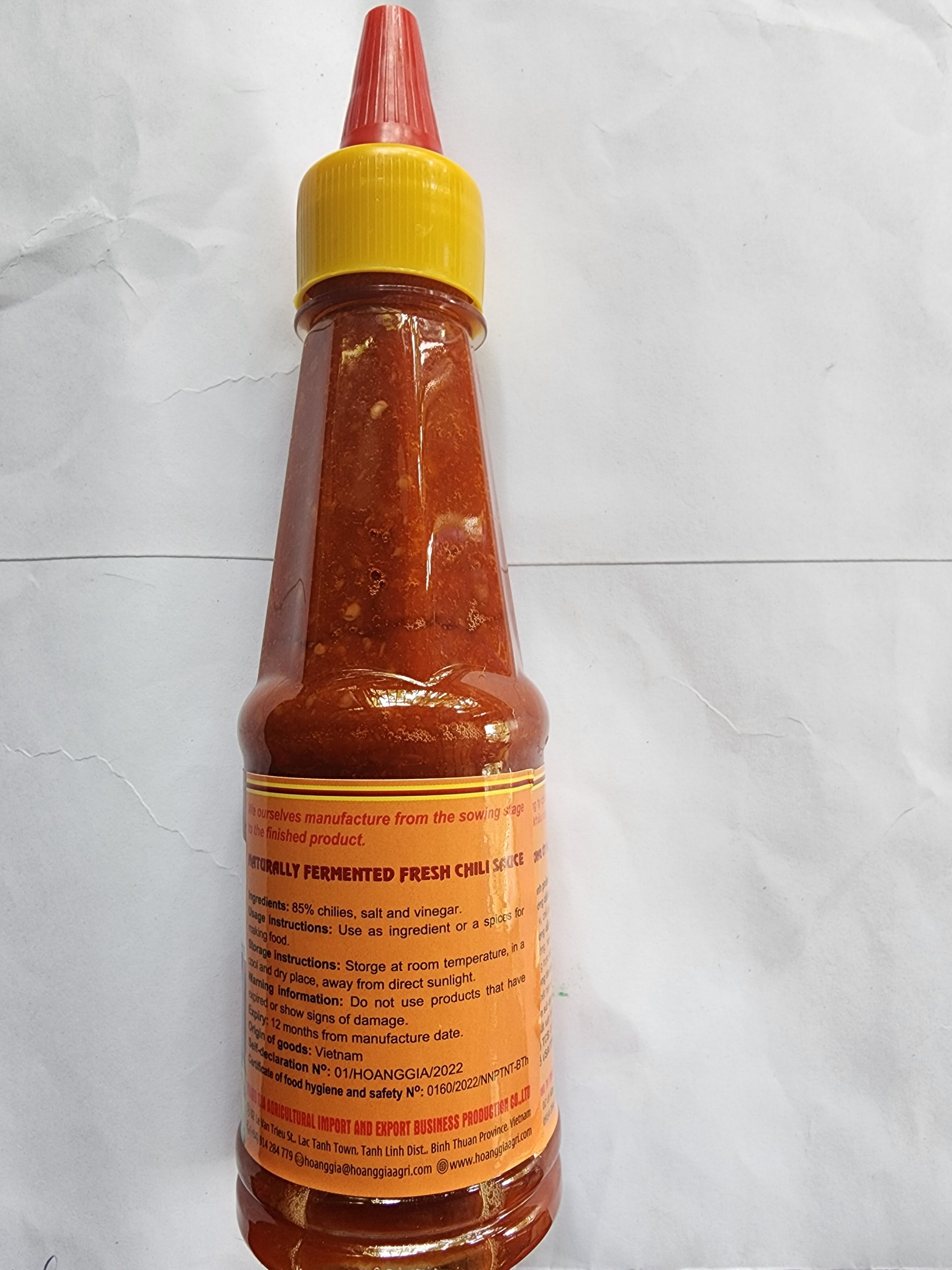 Đặc Sản Bình Thuận - Tương ớt bằm lên men tự nhiên - chai 200gr- Ocop 3 Sao