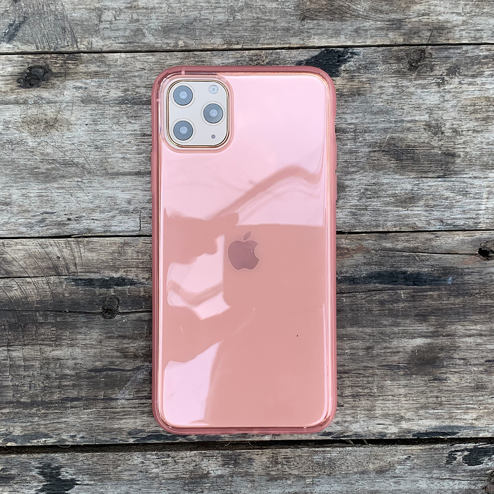 Ốp lưng dẻo chống sốc cao cấp dành cho iPhone 11 Pro - Màu hồng mờ