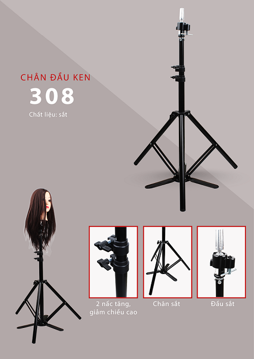 Chân Đầu Ken Sắt 308
