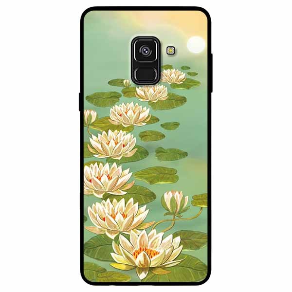 Ốp lưng dành cho Samsung A8 Plus mẫu Bảy Bước Sen