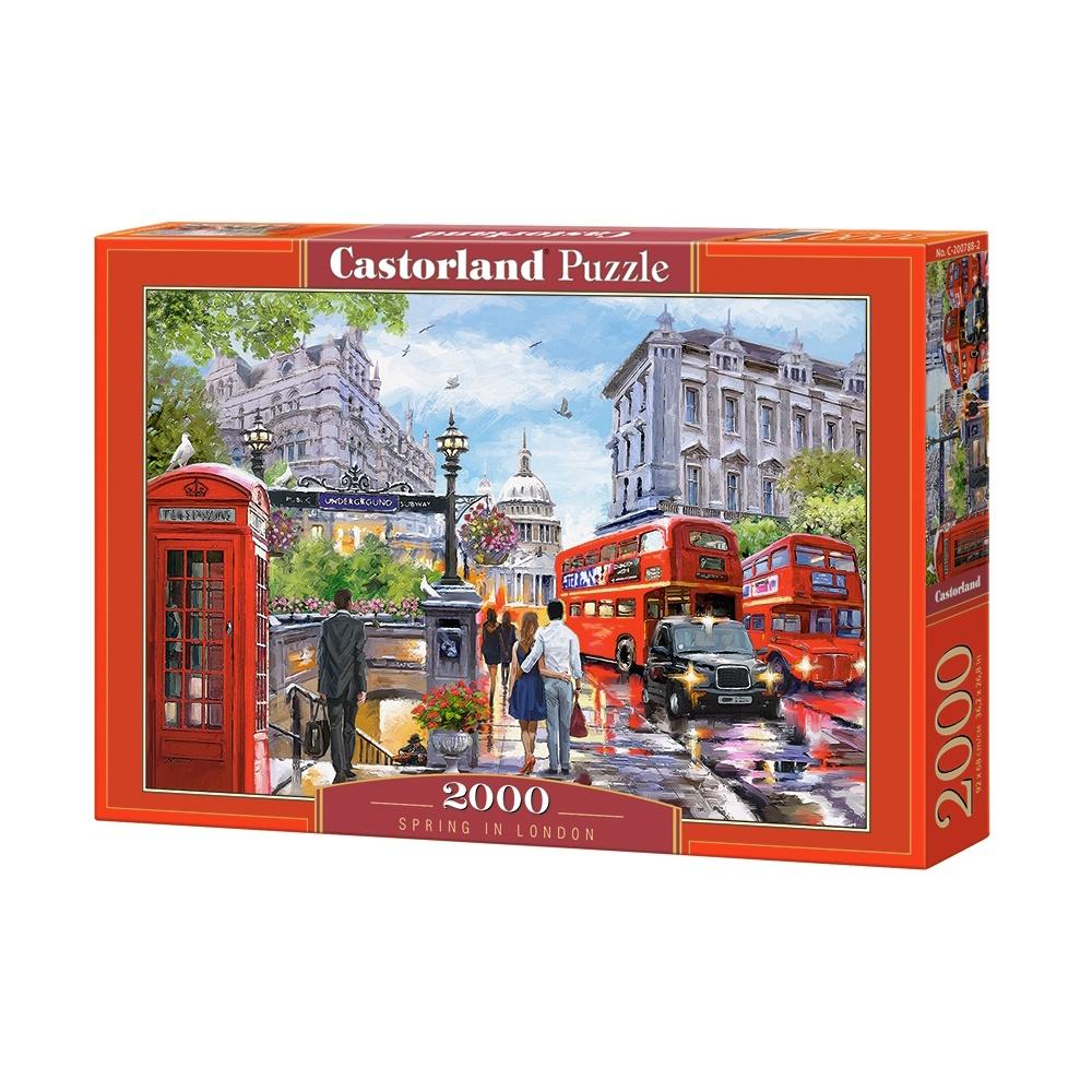 Xếp hình puzzle Spring in London 2000 mảnh CASTORLAND C-200788