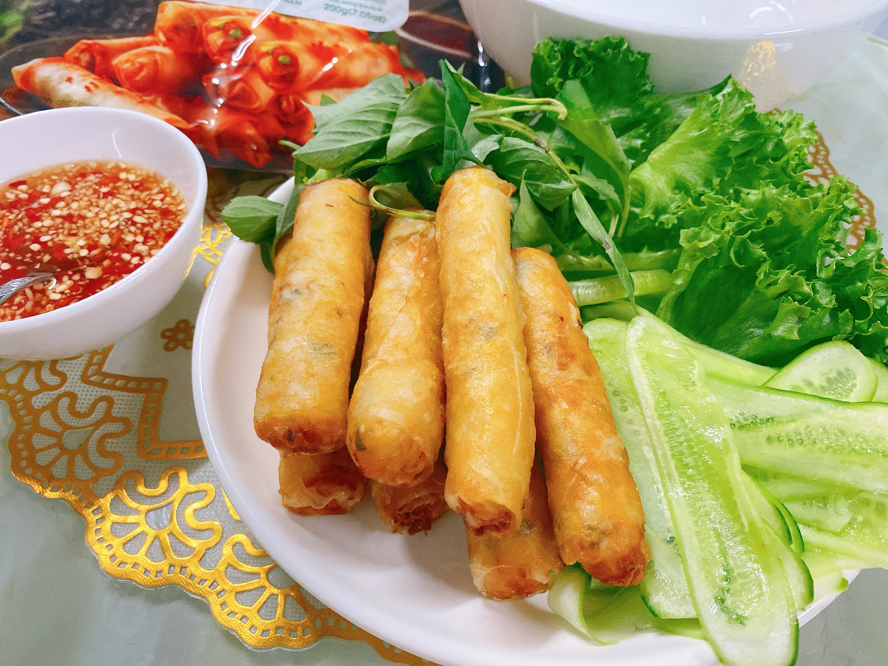 [Sỉ giá tốt] Thùng bánh tráng chả giò Shammi vuông size 22cm túi 200g (bánh đa nem xuất khẩu)