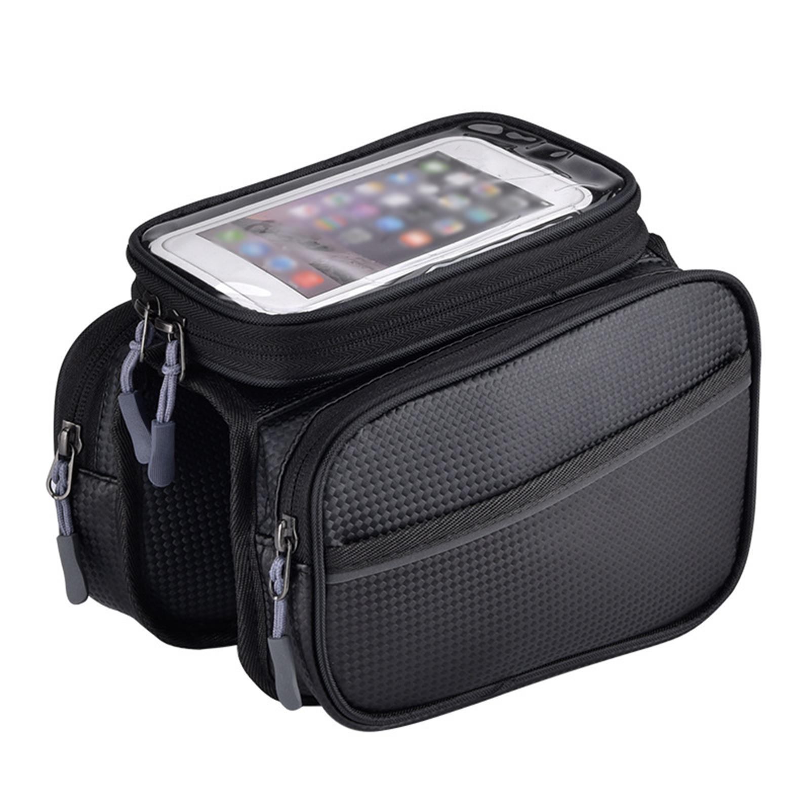 Bike Bag Detachable Waterproof Bike Pannier Portable  Front Frame Bag