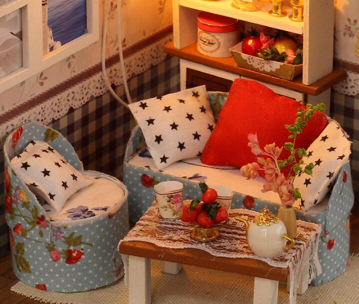 Mô hình nhà gỗ búp bê DIY - Warm Memories M004