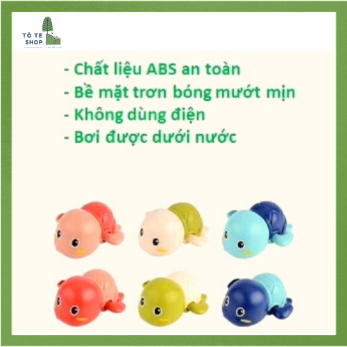 Đồ Chơi Rùa Bơi Vặn Cót, Đồ Chơi Nhà Tắm dưới nước Cho Bé Thích Thú Vận Động Khỏe mạnh, giá cực rẻ