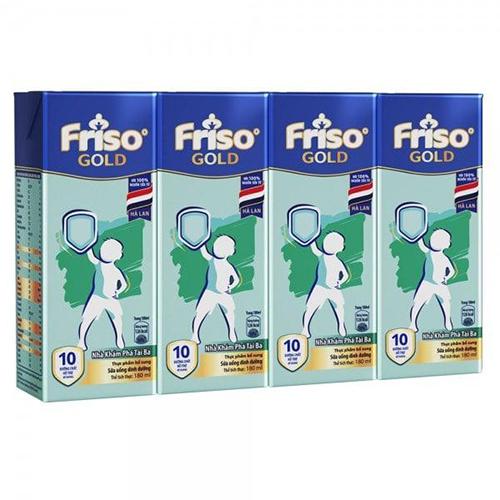 Lốc 4 Hộp Sữa Bột Pha Sẵn Friso Gold Rtd Vani (4 x 180ml)