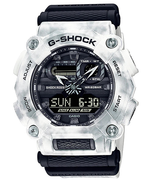 Đồng Hồ Nam Dây Nhựa Casio G-Shock GA-900GC-7ADR - Pin 7 Năm | GA-900GC-7A