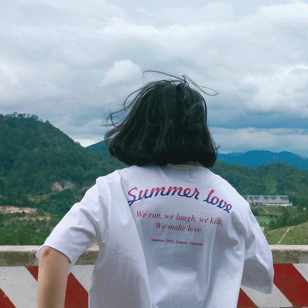 Áo Thun Unisex Chuyển Màu Chữ Kiểu HOT TREND