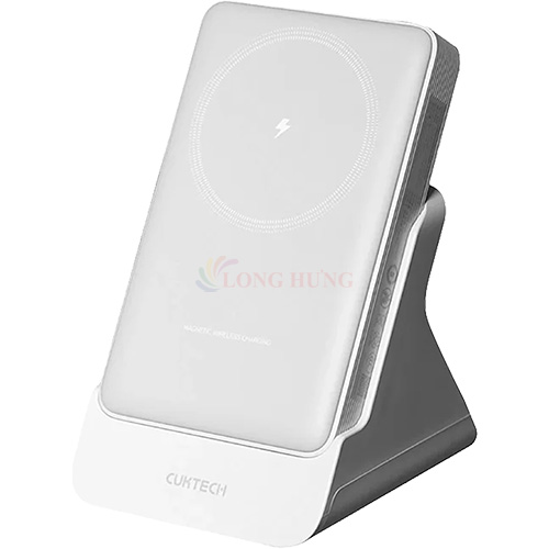 Combo sạc dự phòng Cuktech Power Bank 1C 10000mAh 20W + Đế sạc POGO Plug 7.5W CP122M - Hàng chính hãng