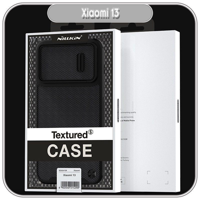 Ốp lưng cho Xiaomi 13 Vải Nillkin Textured Casse S Trượt Che Camera - Hàng Nhập Khẩu