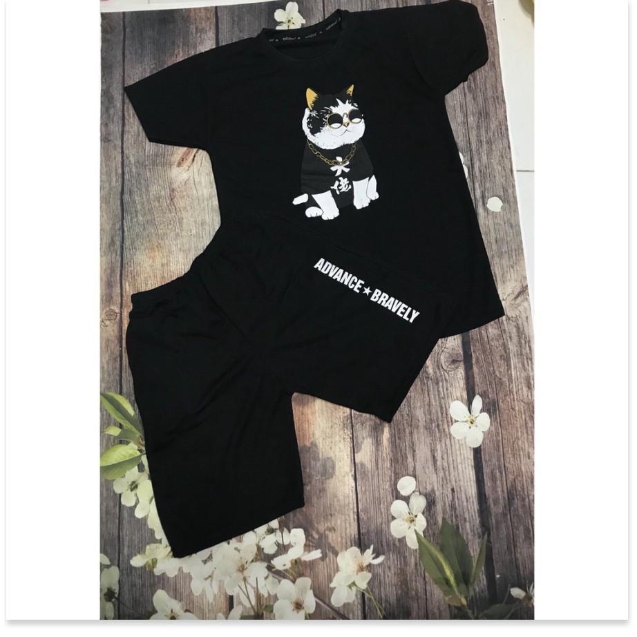 ĐỒ BỘ THỂ THAO,SET BỘ THỂ THAO IN HÌNH CON MÈO ĐEO MẮT KÍNH SIÊU NGẦU TẬP GYM HAY ĐI CHƠI ĐỀU ĐẸP ,MẪU MỚI NHẤT