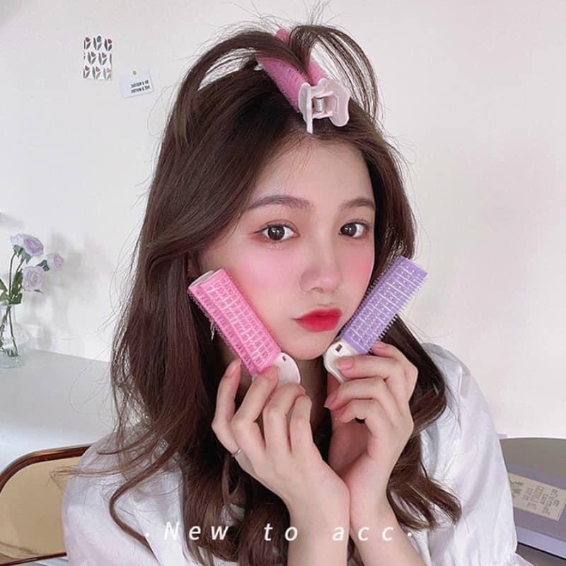 SET 2 KẸP PHỒNG TÓC TỰ NHIÊN