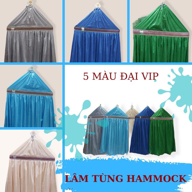 Võng lưới cán thép Đại Vip Xuất Khẩu hiệu Lâm Tùng, lưới võng dày 2 lớp cán dài 60cm