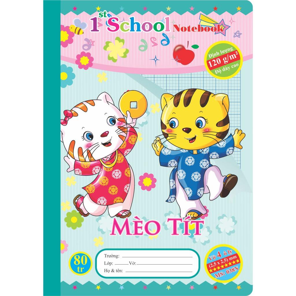 Vở 4oly 80tr 120/92-95 1st School Hổ Nhi
