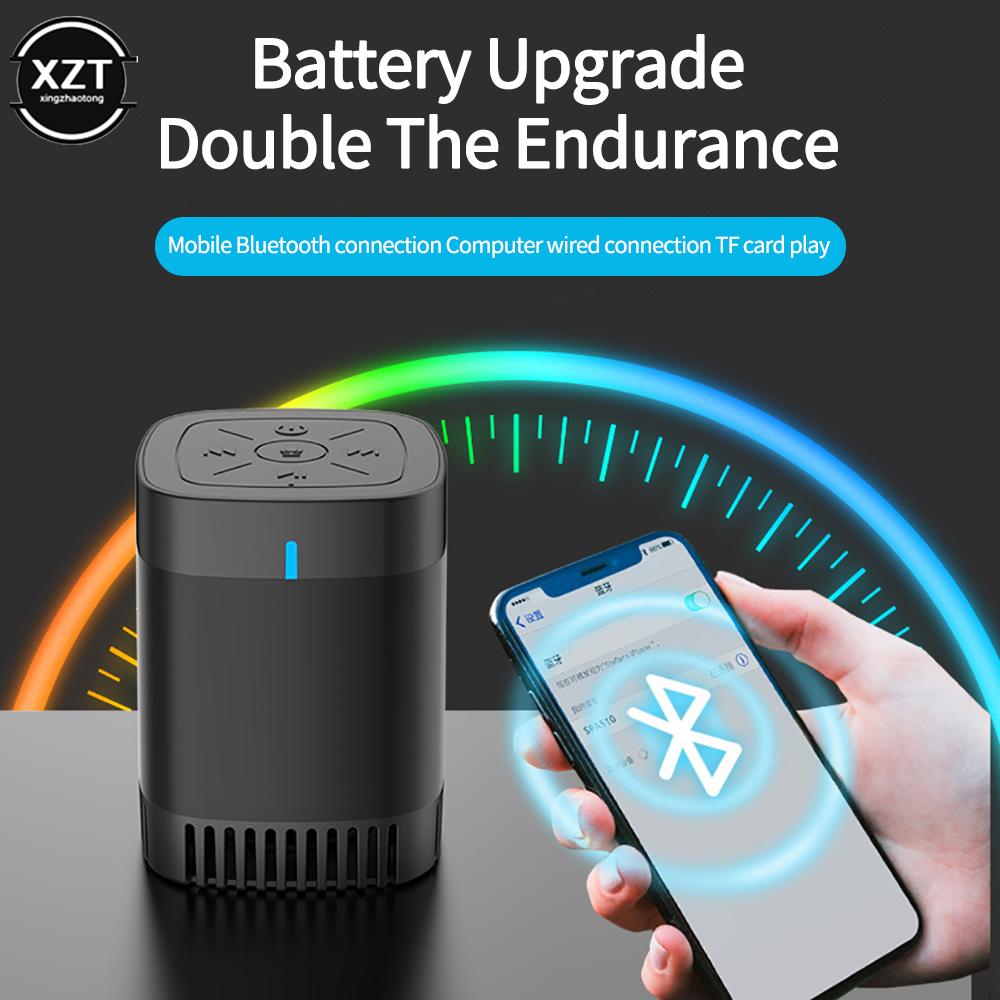 Loa tương thích Bluetooth không dây màu đen với thẻ điều khiển giọng nói nhân tạo thông minh AI