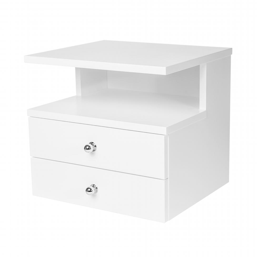 Tủ gỗ đầu giường hiện đại SMLIFE Natasha | Gỗ MDF dày 17mm chống ẩm | D40xR35xC40cm