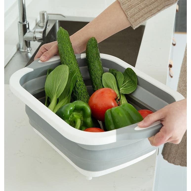 Rổ nhựa đa năng gấp gọn