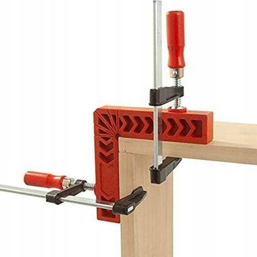 Bộ 4 Hình Vuông Định Vị 90 Độ L Loại Kẹp Góc Phải, Dụng Cụ Chế Biến Gỗ Cho Hộp, Cửa, Khung Ảnh