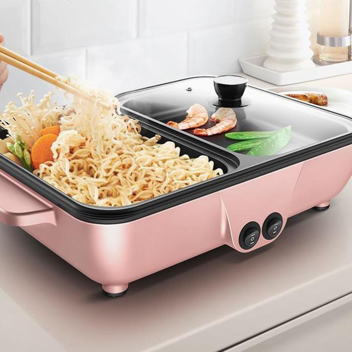 Bếp Nướng Lẩu Modosa 2 In 1 - Hàng Chính Hãng