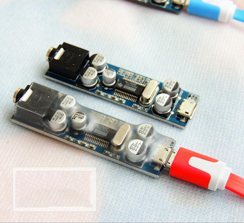 Âm Thanh HIFI PCM2704 Bộ Giải Mã Mini DAC USB Thẻ Ngoài MICRO USB Cho Điện Thoại Di Động/PC