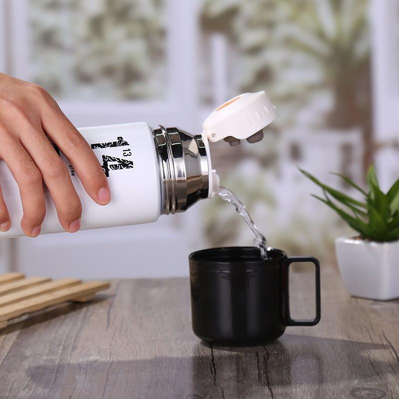BINH GIỮ NHIỆT NÓNG LẠNH ĐA NĂNG VACCUM 500ml CÓ KÈM LY - ,LY GIỮ NHIỆT