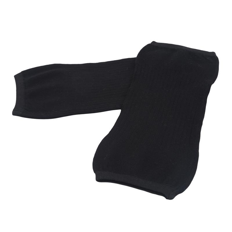 Miếng đệm đầu gối đàn hồi đan siêu mỏng cashmere thể thao thể thao cung cấp an toàn đầu gối Color: Black