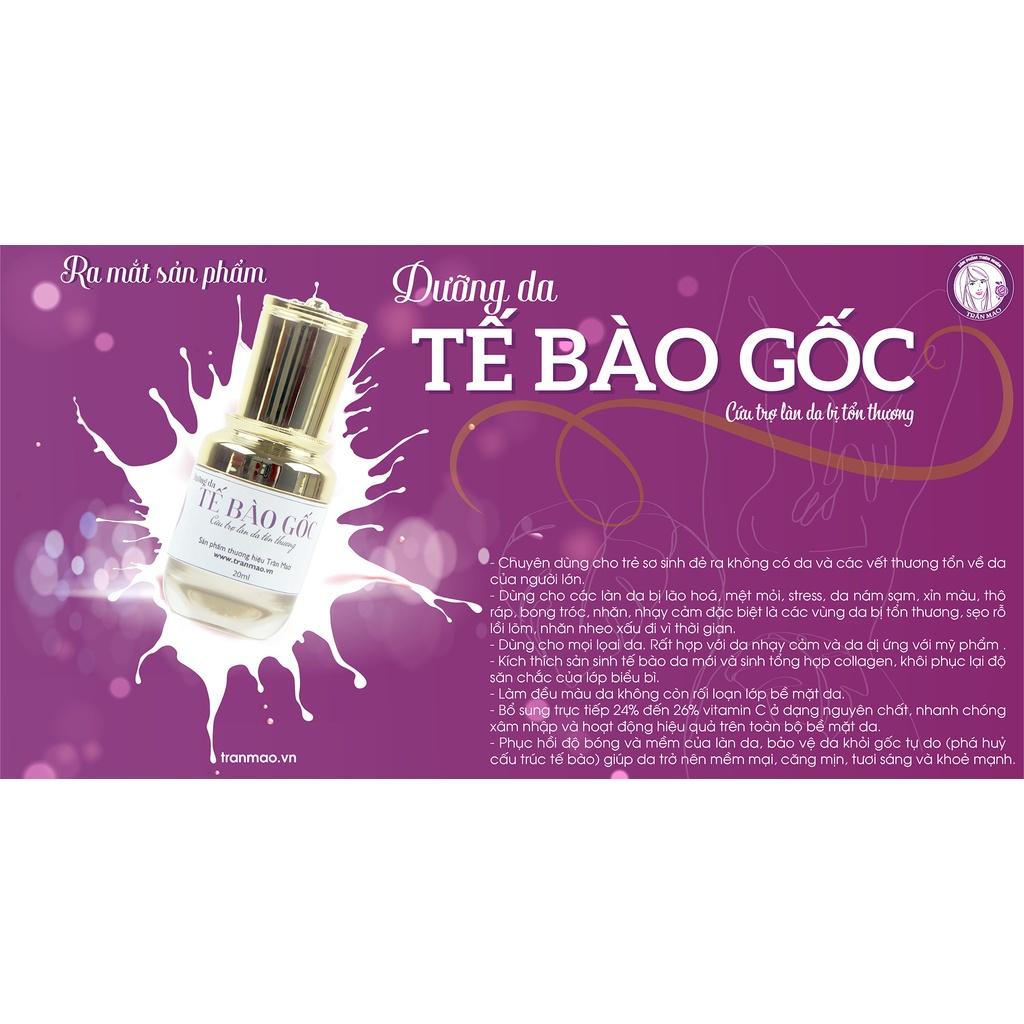 Serum tế bào gốc Trần Mao - Kích thích sản sinh tế bào da mới và sinh tổng hợp collagen