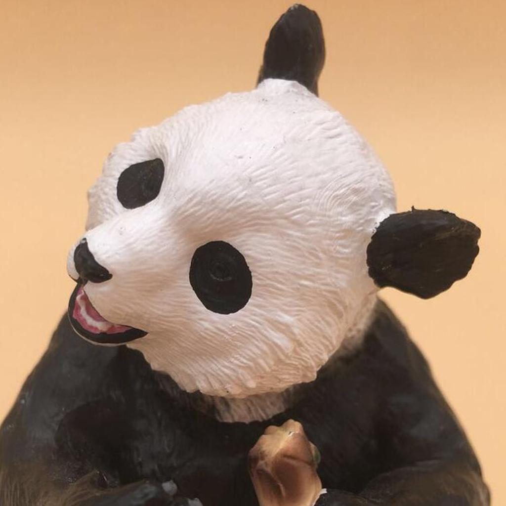 4x Simulation Honey Badger Reindeer Lion Panda Figurine Model Figure Non-toxic