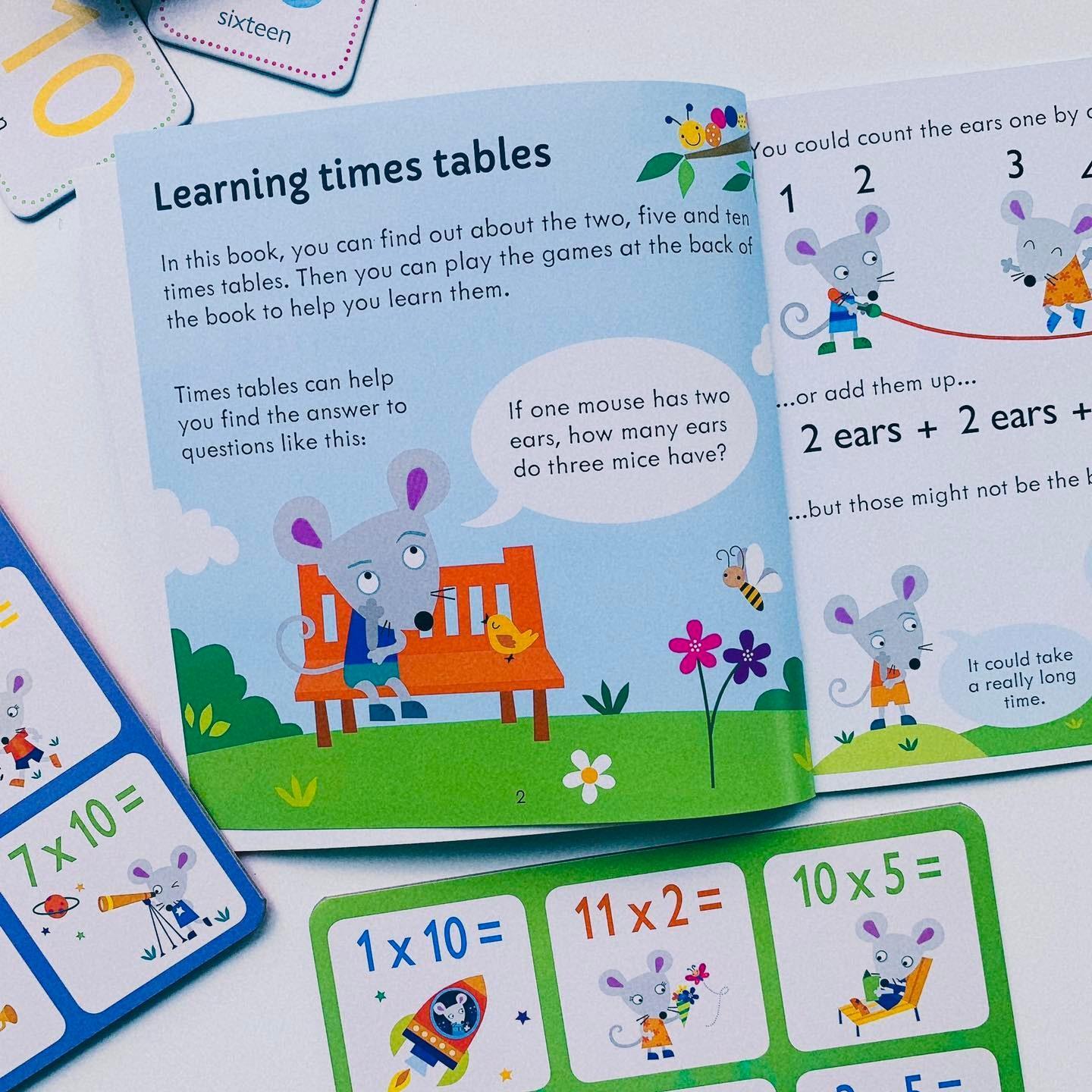 Times Tables Matching Games and Book