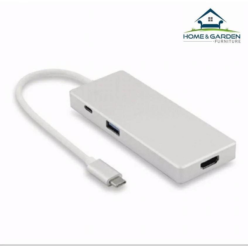 Hud chia cổng usb type c dành cho Macbook 7 in 1 Cao cấp Mới 2018