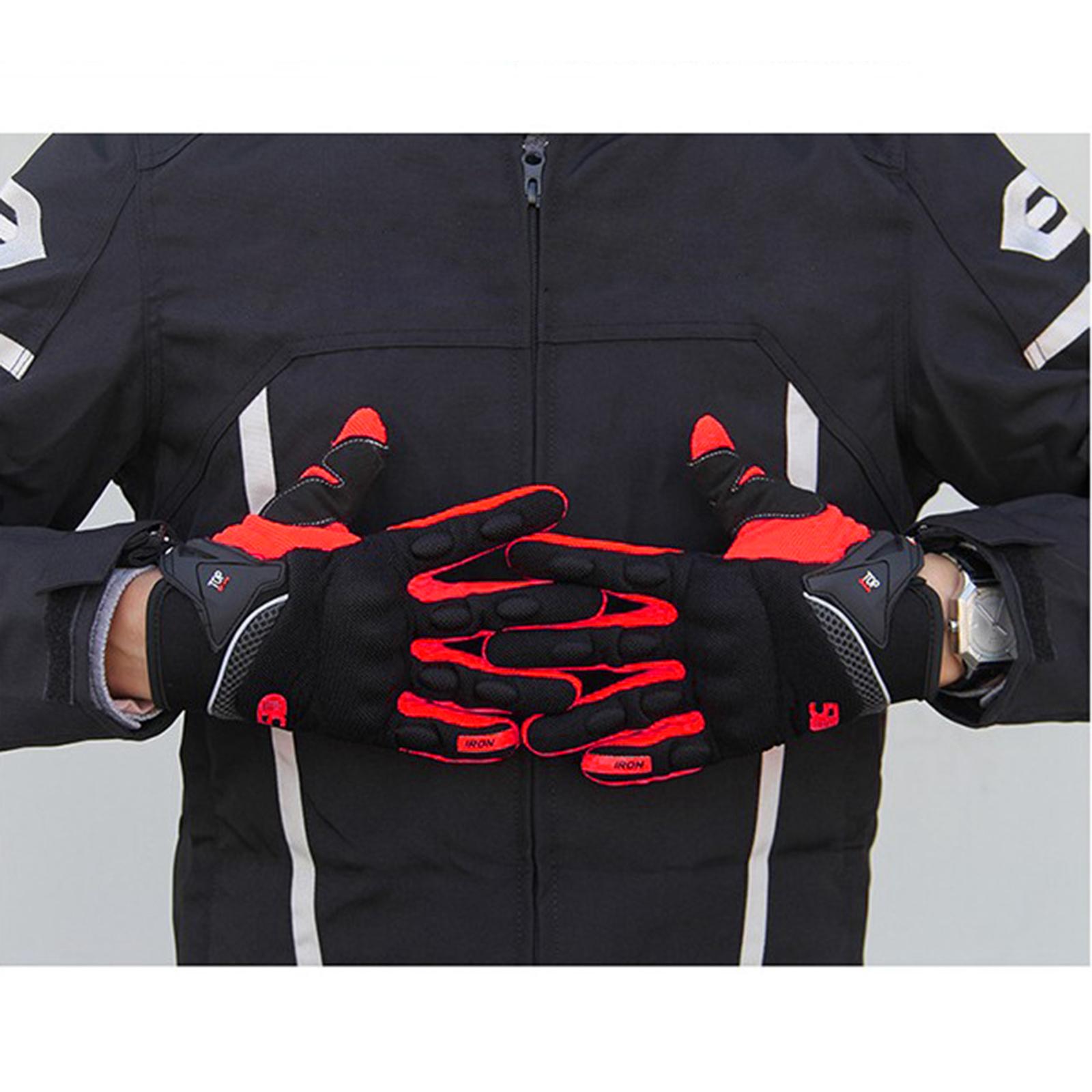 Motorcycle Gloves for Men and Women, Full Finger Touchscreen Motorbike Gloves for Road Racing, Cycling, Climbing, Motocross etc