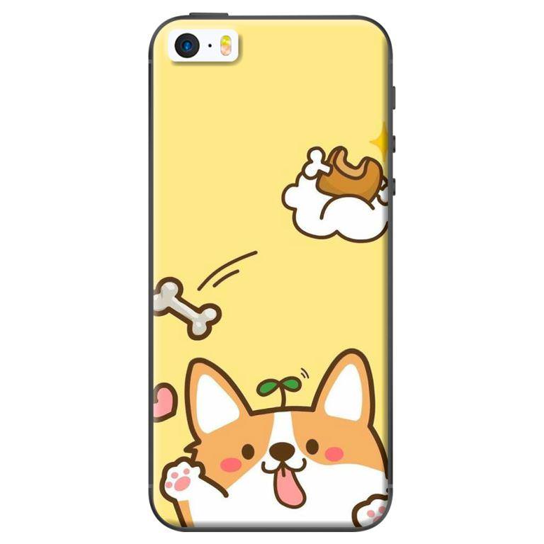 Ốp lưng dành cho iPhone 5/5s - Cún Thèm Đùi Gà