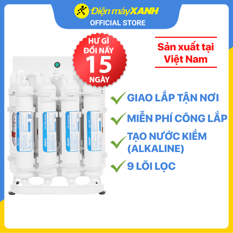 Máy lọc nước RO Daikiosan DXW-44009D - Hàng chính hãng - Giao toàn quốc