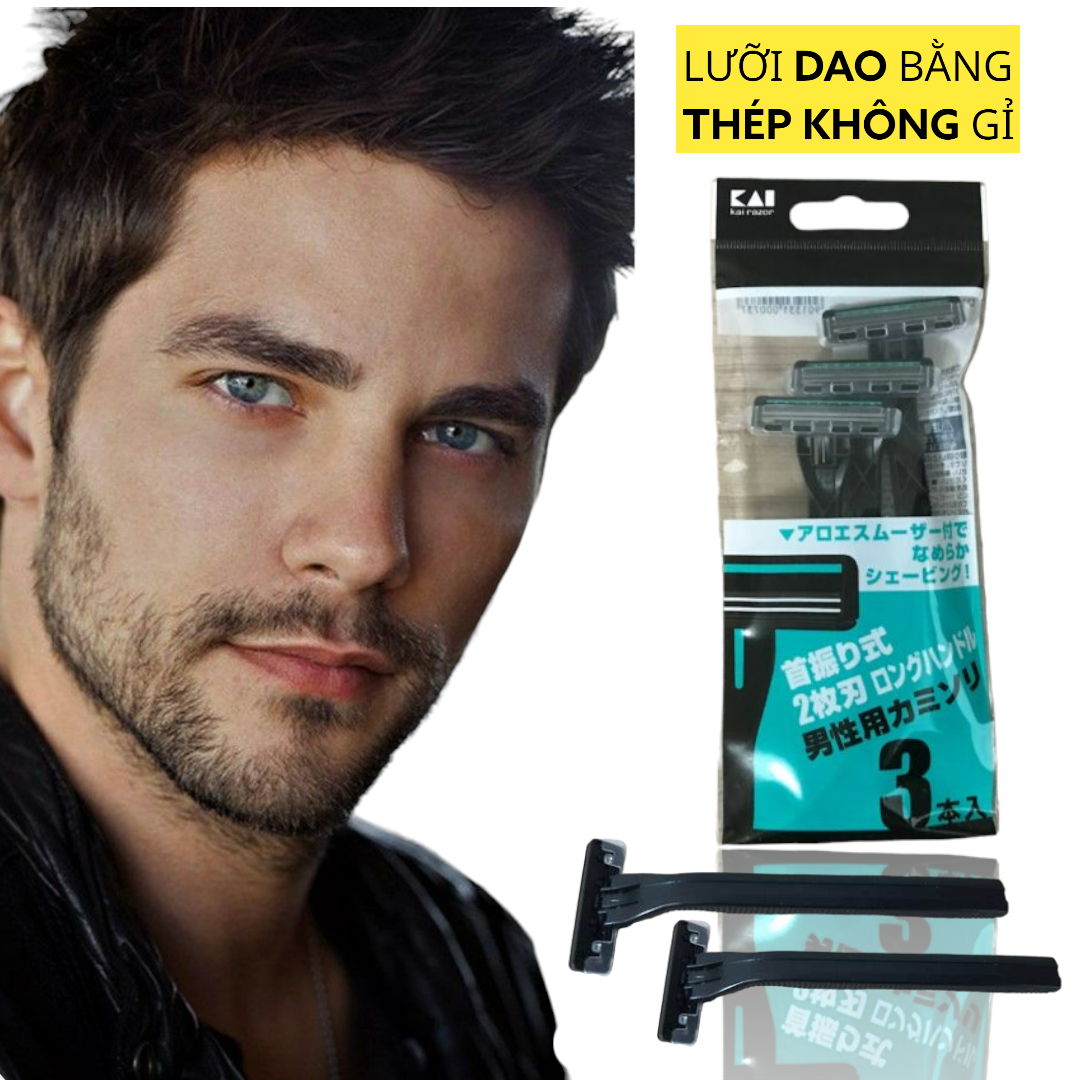 Dao Cạo Râu 2 Lưỡi Kép Kai Razor 00737-GA0023