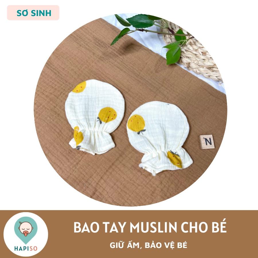 Bao Tay Muslin Cho Bé Hapiso