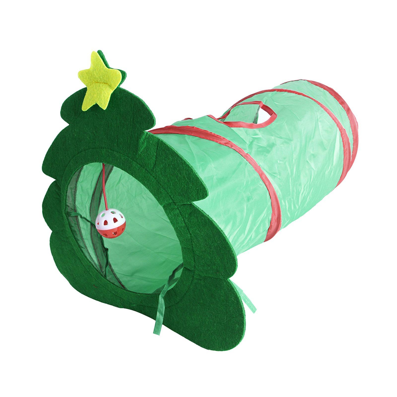 Cat Tunnel Foldable Tubes Rest Interactive Toy for Small Animals Indoor Cats