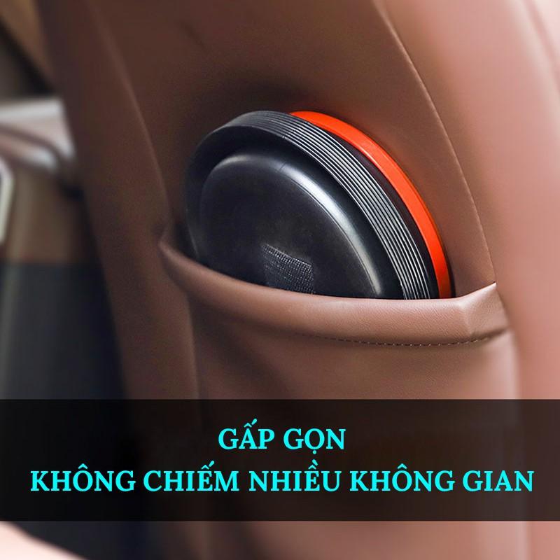 Thùng Rác Co Giãn Mini Để Trên Ô Tô – Dung Tích 4L có sẵn