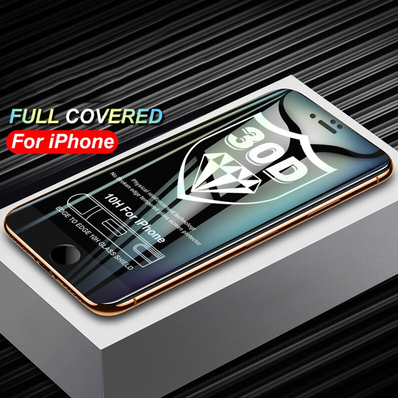Miếng dán kính cường lực cho iPhone SE 2020 / iPhone 7 / iPhone 8 hiệu ANANK 3D mỏng 0.2mm mặt kính AGGC Nhật Bản - Hàng chính hãng