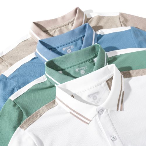 Áo thun polo nam SIMPLE Simple &amp; Basic, vải mềm mịn, co giãn, thoáng mát, nhiều màu lựa chọn