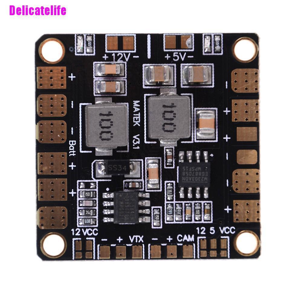 Bảng mạch phân phối nguồn PDB với BEC 5V & 12V cho máy bay điều khiển từ xa FPV