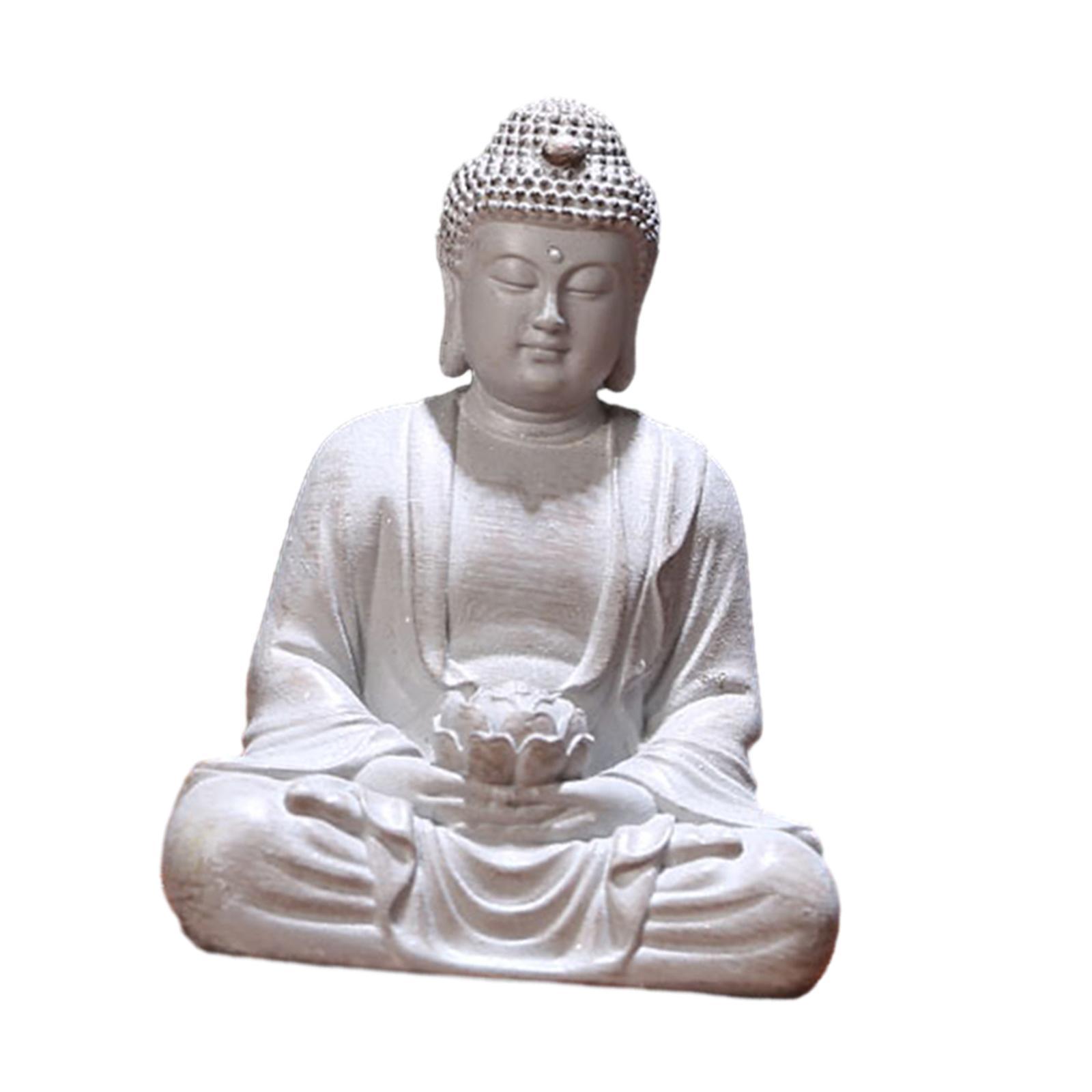 Buddha Statue Decorative Figure Chinese Portable Desktop Tabletop Decoration