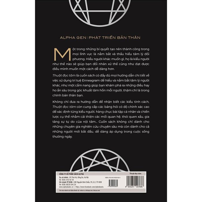 Thuật Đọc Tâm - Cẩm nang giúp nhìn thấu tâm lí đối phương -ALP