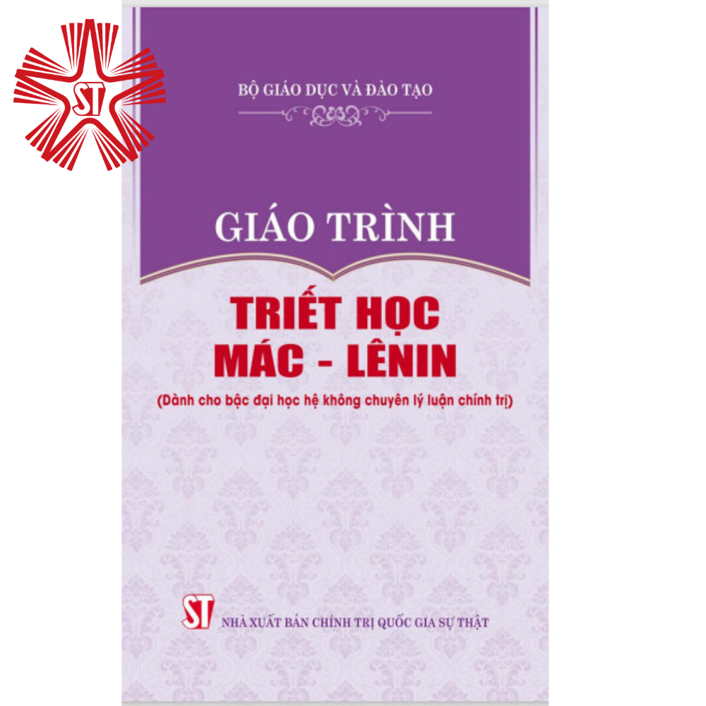 Giáo trình triết học Mác - LêNin (Dành cho bậc đại học hệ không chuyên lý luận chính trị) bản in năm 2024