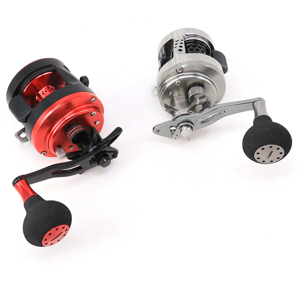 Set of 2 Gold+Gray Fishing Reel Handle Knob Handle Grip for S / D Reels